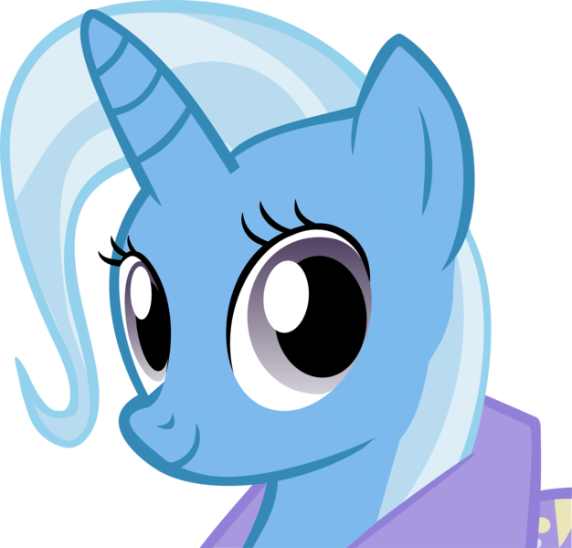 Size: 6000x5753 | Tagged: safe, artist:alixey, derpibooru import, trixie, pony, unicorn, absurd resolution, female, mare, portrait, simple background, smiling, solo, transparent background, vector