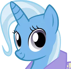 Size: 6000x5753 | Tagged: safe, artist:alixey, derpibooru import, trixie, pony, unicorn, absurd resolution, female, mare, portrait, simple background, smiling, solo, transparent background, vector