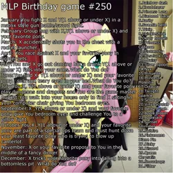 Size: 2000x2000 | Tagged: applejack, birthday game, derpibooru import, derpy hooves, dinky hooves, discord, exploitable meme, fluttershy, irl, mane six, meme, oc, oc:nyx, photo, pinkamena diane pie, pinkie pie, ponies in real life, queen chrysalis, rainbow dash, rarity, safe, snowdrops, spitfire, sunset shimmer, sweetie belle, text, trixie, twilight sparkle