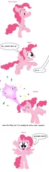 Size: 1648x5684 | Tagged: safe, artist:pupster0071, derpibooru import, pinkie pie, alicorn, pegasus, pony, unicorn, alicorn party, alicornified, all pony races, bipedal, magic, pinkiecorn, race swap, speech bubble, xk-class end-of-the-world scenario