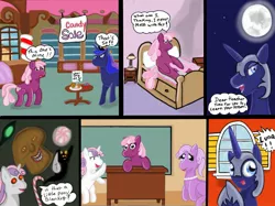 Size: 2040x1526 | Tagged: artist:moonlightwin, cheerilee, comic, nightmare moon, safe, sweetie belle, thrackerzod