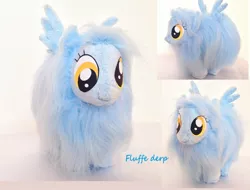 Size: 1026x778 | Tagged: artist:epicrainbowcrafts, custom, derpibooru import, fluffy, fluffy derpy, fusion, hybrid, irl, oc, oc:fluffle puff, photo, plushie, safe, unofficial characters only