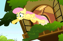 Size: 821x540 | Tagged: animated, dragon quest, edit, edited screencap, fluttershy, infinite, loop, safe, screencap, solo
