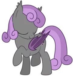 Size: 4568x4715 | Tagged: safe, artist:zee66, derpibooru import, oc, oc:amber, unofficial characters only, bat pony, pony, absurd resolution, simple background, solo, transparent background, vector