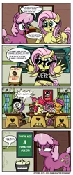 Size: 999x2370 | Tagged: safe, artist:daniel-sg, derpibooru import, apple bloom, button mash, cheerilee, fluttershy, pinkie pie, scootaloo, oc, pony, zebra, bioshock infinite, bipedal, cheerilee is unamused, clothes, dan vs, def leppard, do a barrel roll, don't hug me i'm scared, earbuds, family guy, green is not a creative color, iphone, meme, music player, obey, reference, shirt, star fox, sunglasses, the fox, the offspring, what does the fox say?, wonder showzen, ylvis, yolo