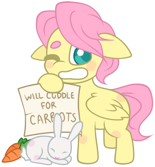 Size: 500x538 | Tagged: adorascotch, angel bunny, artist:legalese, butterscotch, chibi, cute, derpibooru import, fluttershy, rule 63, rule63betes, safe, sign, solo, thick eyebrows