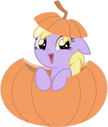 Size: 525x617 | Tagged: artist:kryptid, cute, derpibooru import, diadinkes, dinkabetes, dinky hooves, hnnng, pumpkin, safe, solo