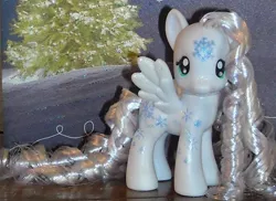 Size: 900x654 | Tagged: artist:renrenace, brushable, custom, glitter, safe, snowflake, toy