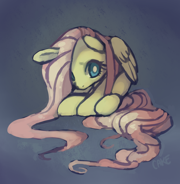 Size: 1100x1125 | Tagged: safe, artist:toycake, derpibooru import, fluttershy, solo