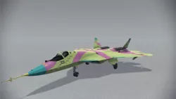 Size: 1920x1080 | Tagged: ace combat, barely pony related, custom colors, derpibooru import, fluttershy, jet, pak-fa, safe