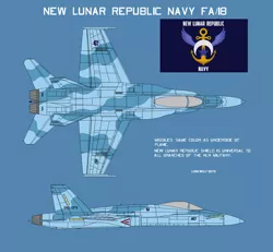 Size: 900x833 | Tagged: aircraft, air force, artist:lonewolf3878, barely pony related, derpibooru import, f/a-18 hornet, jet, jet fighter, navy, new lunar republic, palette swap, safe