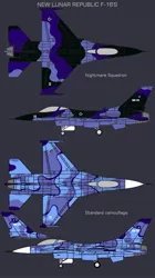 Size: 669x1195 | Tagged: aircraft, air force, artist:lonewolf3878, barely pony related, camouflage, derpibooru import, f-16, new lunar republic, safe