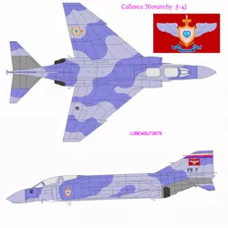 Size: 894x894 | Tagged: aircraft, air force, artist:lonewolf3878, barely pony related, crystal empire, derpibooru import, f-4j phantom, fighter, jet, safe
