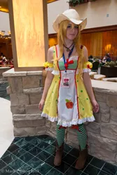 Size: 3684x5520 | Tagged: 2013, applejack, artist needed, convention, cosplay, derpibooru import, human, ichibancon, irl, irl human, photo, safe, solo