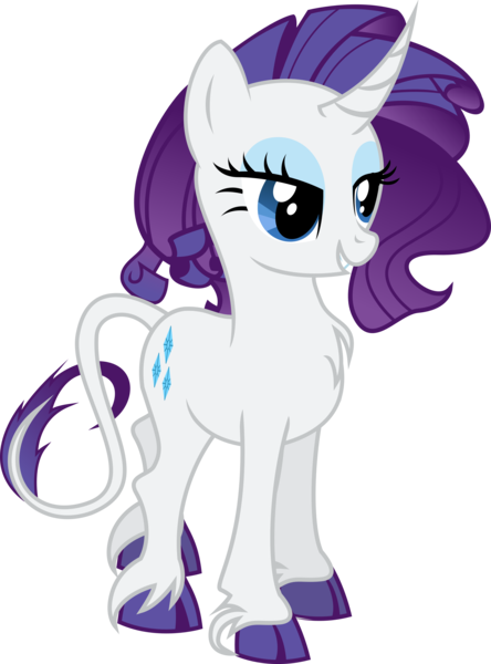 Size: 4067x5500 | Tagged: absurd resolution, artist:theshadowstone, chest fluff, classical unicorn, cloven hooves, curved horn, derpibooru import, leonine tail, rarity, safe, sharp horn, simple background, solo, transparent background, unshorn fetlocks, vector