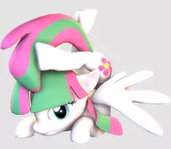 Size: 2479x2160 | Tagged: 3d, artist:drdicksamazingstick, backbend, blossomforth, chest stand, contortionist, derpibooru import, flexible, safe, solo, source filmmaker, that pony sure is flexible