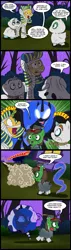 Size: 571x2000 | Tagged: artist:madmax, comic, deception, derpibooru import, female, ghost, lunapip, male, mummy, nightmare moon, nightmare night, pipsqueak, princess luna, safe, shipping, snails, snips, straight, zombie