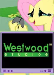 Size: 400x548 | Tagged: command and conquer, derpibooru import, exploitable meme, fluttercry, fluttershy, happy fluttercry, meme, obligatory pony, safe, tears of joy, tv meme, westwood