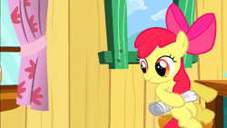 Size: 960x540 | Tagged: animated, apple bloom, cutie mark crusaders, derpibooru import, dirty, gif, mud, muddy, newspaper, ponyville confidential, safe, scootaloo, screencap, sweetie belle