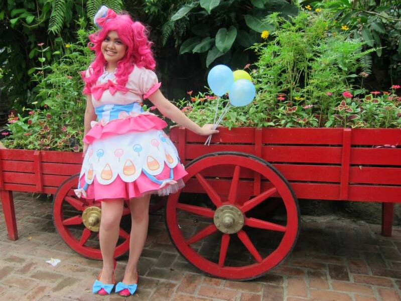 Size: 960x721 | Tagged: safe, artist:patdes, derpibooru import, pinkie pie, human, balloon, cosplay, irl, irl human, photo, solo