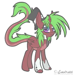 Size: 543x560 | Tagged: safe, artist:sandra626, derpibooru import, oc, unofficial characters only, alicorn, pony, alicorn oc, commission, curved horn, pranksolot, solo