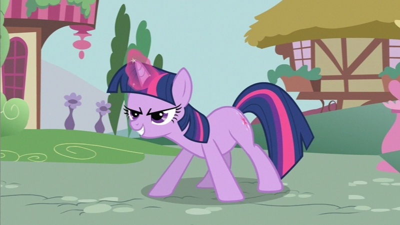 Size: 853x480 | Tagged: derpibooru import, glowing horn, it's about time, safe, screencap, solo, twilight sparkle