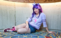 Size: 900x553 | Tagged: artist:twinklebatcosplay, cosplay, derpibooru import, human, irl, irl human, photo, safe, solo, twilight sparkle