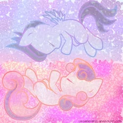 Size: 3000x3000 | Tagged: artist:oathkeeper21, derpibooru import, female, male, rumbelle, rumble, safe, shipping, sleeping, straight, sweetie belle