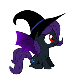 Size: 7086x7086 | Tagged: safe, artist:creativenyx, derpibooru import, oc, oc:nyx, unofficial characters only, alicorn, bat pony, pony, vampire, fanfic:past sins, absurd resolution, alicorn oc, bat ponified, fangs, knife, nightmare night, solo, witch