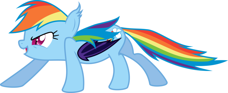 Size: 10001x4092 | Tagged: safe, artist:starshinecelestalis, derpibooru import, rainbow dash, bat pony, pony, absurd resolution, bat ponified, race swap, rainbowbat, simple background, solo, transparent background, vector