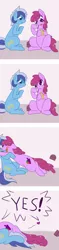 Size: 780x3292 | Tagged: artist:skoon, ask, ask berry punch, berrygate, berry punch, berryshine, bracelet, derpibooru import, female, lesbian, marriage proposal, minuette, pounce, ring, safe, shipping, yes