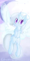 Size: 720x1440 | Tagged: safe, artist:london13ridges, derpibooru import, oc, unofficial characters only, pony, unicorn, angel, solo