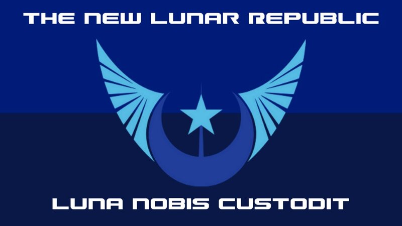 Size: 1191x670 | Tagged: artist:pilotsolaris, derpibooru import, flag, latin, logo, new lunar republic, safe, text