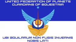 Size: 1024x576 | Tagged: artist:pilotsolaris, crossover, flag, latin, logo, safe, star trek