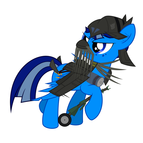 Size: 6000x6000 | Tagged: safe, artist:csillaghullo, derpibooru import, oc, unofficial characters only, pegasus, pony, absurd resolution, blackbird, clothes, cosplay, costume, crossover, freckles, jetfire, nightmare night, solo, transformers