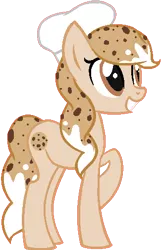 Size: 325x504 | Tagged: safe, artist:katze2012, derpibooru import, oc, unofficial characters only, earth pony, pony, cookie, cookie dough, hat, recolor, solo