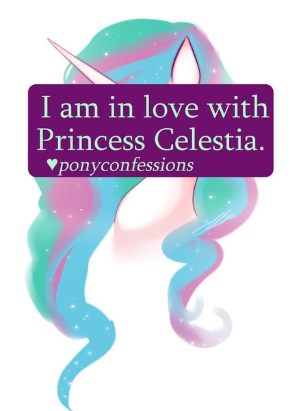 Size: 500x708 | Tagged: love, pony confessions, princess celestia, safe, solo, text