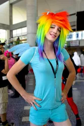 Size: 1065x1600 | Tagged: 2012, artist needed, convention, cosplay, crossdressing, derpibooru import, fanimecon, human, irl, irl human, male, photo, rainbow dash, safe, solo, trap