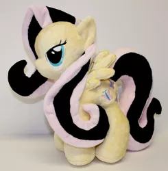 Size: 990x1012 | Tagged: artist:tilastrinity, derpibooru import, emoshy, fluttershy, irl, photo, plushie, safe, solo