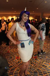 Size: 3168x4752 | Tagged: artist needed, clothes, cosplay, derpibooru import, dragoncon, dragoncon 2013, dress, high heels, human, irl, irl human, photo, rarity, safe, shoes, tube dress