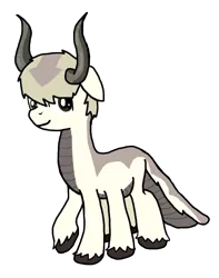 Size: 703x891 | Tagged: appa, artist:starcrystal272, avatar the last airbender, derpibooru import, g4 style, ponified, safe, sky bison, solo