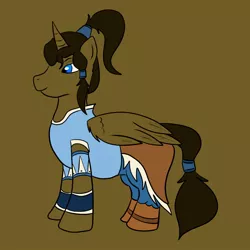 Size: 894x894 | Tagged: safe, artist:lil-dark-vixen, derpibooru import, ponified, alicorn, pony, korra, solo, the legend of korra