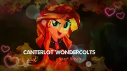 Size: 1024x576 | Tagged: safe, artist:mumble76, derpibooru import, sunset shimmer, equestria girls, solo, wallpaper