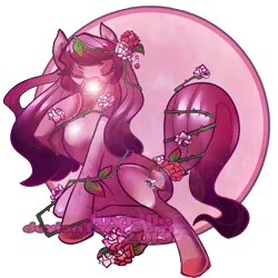 Size: 787x787 | Tagged: dead source, safe, artist:juvialle, derpibooru import, oc, unofficial characters only, flower, rose, simple background, solo, transparent background, unshorn fetlocks