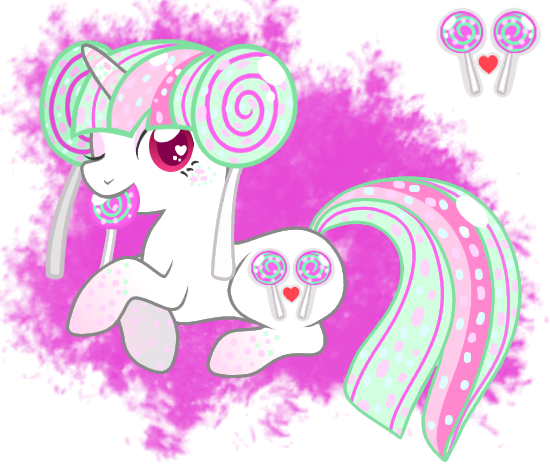 Size: 550x466 | Tagged: safe, artist:suzuii, derpibooru import, oc, unofficial characters only, pony, unicorn, candy, food, lollipop, solo, wink