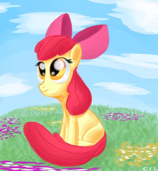 Size: 861x929 | Tagged: safe, artist:anotheraverageartist, derpibooru import, apple bloom, solo