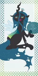 Size: 1000x2000 | Tagged: artist:hartnote, derpibooru import, glasses, queen chrysalis, safe, solo