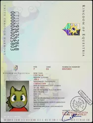 Size: 1200x1600 | Tagged: artist:darkdoomer, derpibooru import, fake, forgery, jorji costava, oc, papers please, passport, safe, unofficial characters only
