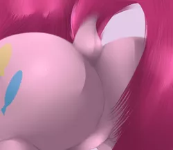 Size: 2300x2000 | Tagged: artist:khorme, butt, butt only, close-up, derpibooru import, dock, featureless crotch, female, flank, pinkamena diane pie, pinkie pie, plot, solo, solo female, suggestive, the ass was fat