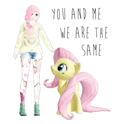 Size: 1350x1440 | Tagged: 3d, artist:stylinsorrowmmd, derpibooru import, fluttershy, human, humanized, human ponidox, light skin, safe